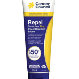 【澳洲仓】Cancer Council澳美皙茜茜尔防晒驱蚊二合一防晒乳SPF50+ 110ml