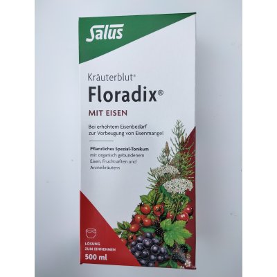 【成都仓】Floradix德国红铁元液500mL   27.05月