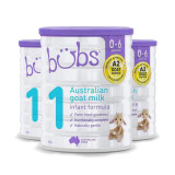 【澳洲仓】【3罐】bubs贝儿婴儿羊奶粉 1段  800g