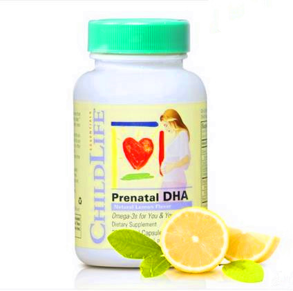 美国直邮 Childlife 童年时光进口孕妇哺乳DHA胶囊 母婴同补30粒软胶囊