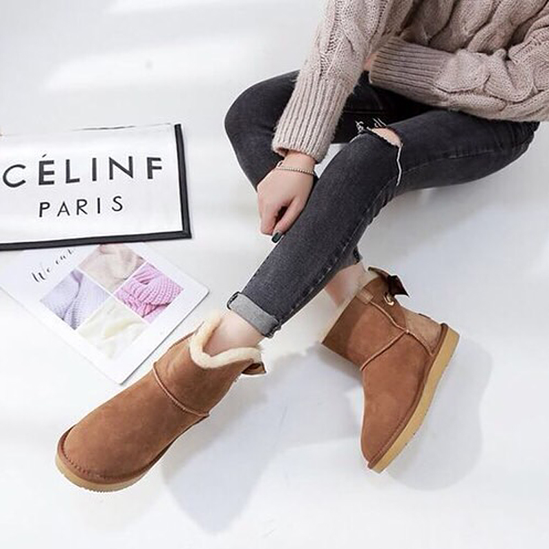 【澳洲仓】UGG AuSnow 2018 AW Sophie<CB008> BELLY 刺绣绸带蝴蝶结短靴