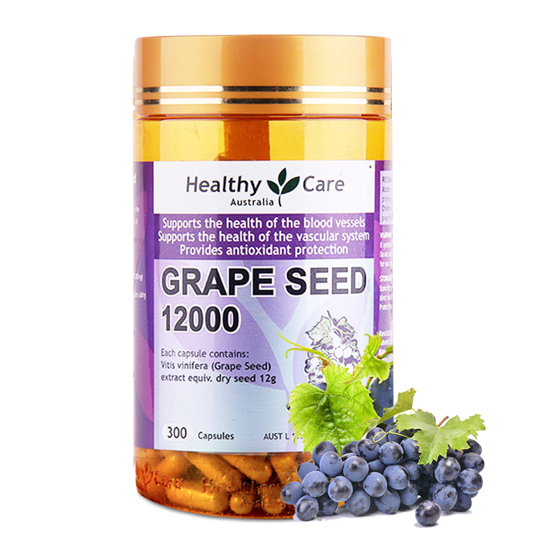 【澳洲仓】Healthy Care HC Grape Seed 葡萄籽300粒