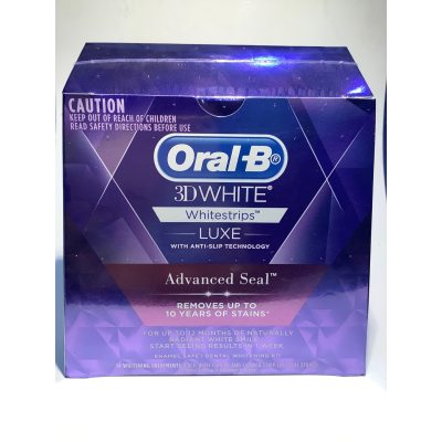 【澳洲仓】Oral-B 美白牙贴3D White Luxe 14包