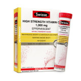 【澳洲仓】【三件及以上包邮 】Swisse VC泡腾片60粒（草莓味）提高免疫抗感冒 20片*3瓶 2022/1