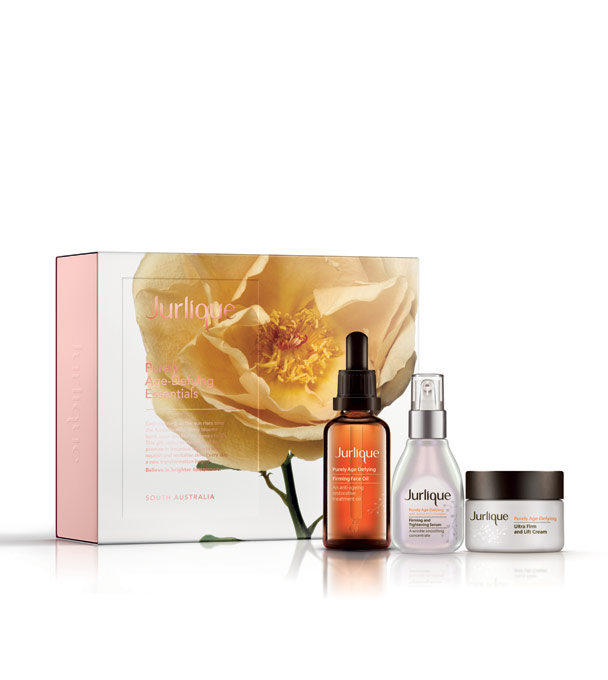 【澳洲仓】Jurlique茱莉蔻 2018圣诞节菁萃复颜挚爱套装 （护理油+精华液+面霜）3件套Purely Age Defying Favourites