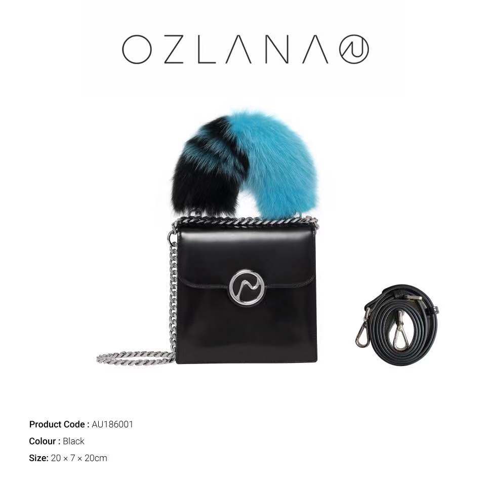 【中国仓】OZLANA AU 皮草小方包 AU186001（第二批1月15日发货）