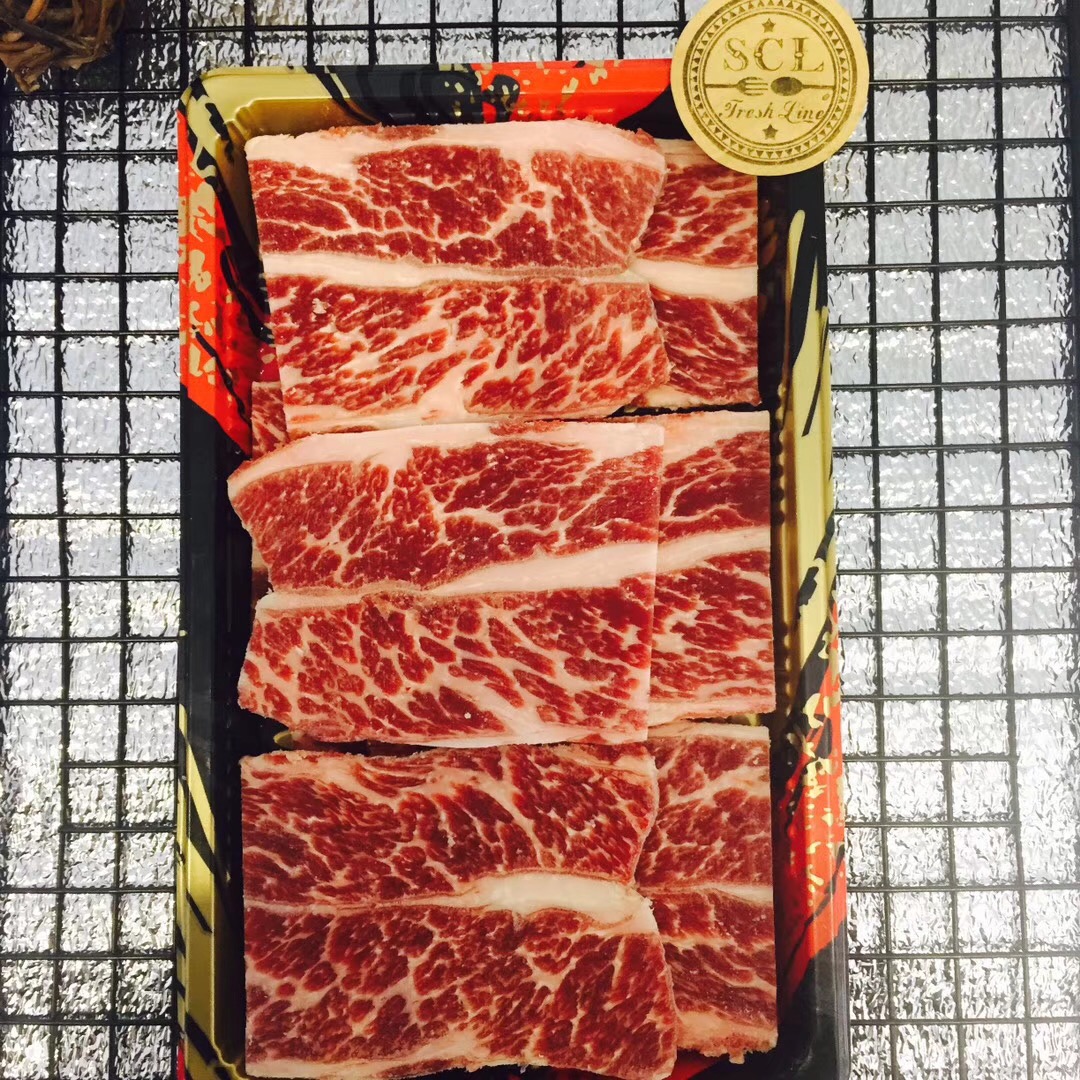 【中国仓】澳洲和牛牛小排 1kg装约4盒（偏远地区请补拍生鲜偏远地区运费）