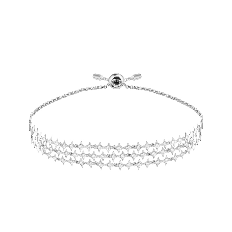 【澳洲仓】【限量】APM Monaco AB3399OX 纯银镶晶钻繁星三线条手链（原价1255元）