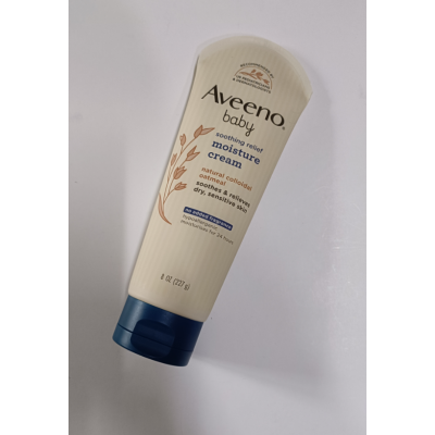 【成都仓】美国 Aveeno 婴儿燕麦润肤乳（止痒抗过敏）深蓝色227g   韩版 28.12月