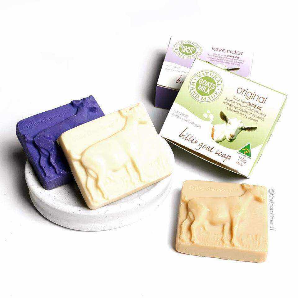 【澳洲仓】【第二件半价】Billie Goat BG 比利纯手工功效羊奶皂  Goat Milk Body Bar 100g 舒缓牛皮癣和皮炎