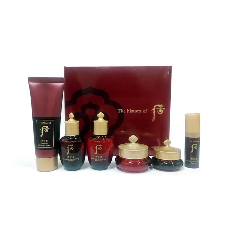 韩国直邮  WHOO 后 津率享 水乳霜六件套 中样