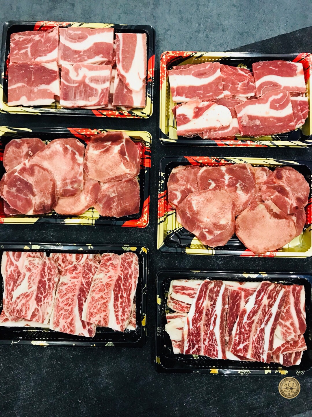 【中国仓】烤肉套餐 精选澳洲牛舌500g／精选澳洲牛五花500g／澳洲精选M7牛小排500g（偏远地区请补拍生鲜偏远地区运费）