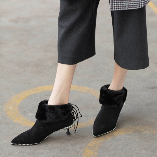 【澳洲仓】DK UGG DK340 小猫跟防泼水翻毛短靴