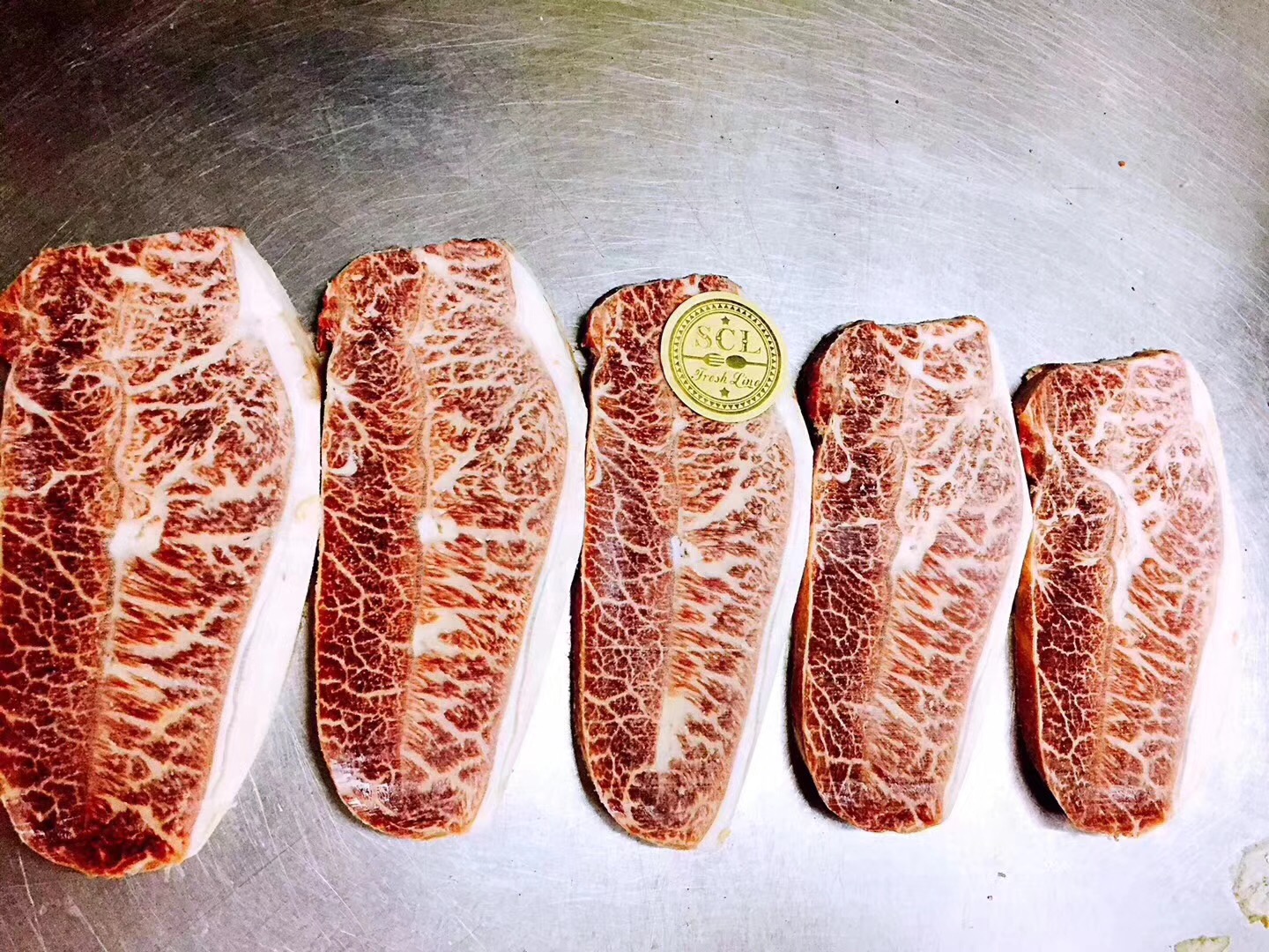 【中国仓】澳洲和牛M9板腱牛排 300g/包 *4包（偏远地区请补拍生鲜偏远地区运费）