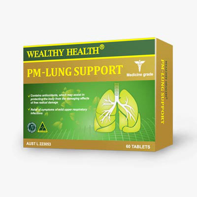 【澳洲仓】Wealthy health Lung Support 富康 清肺灵 护肺养肺60粒