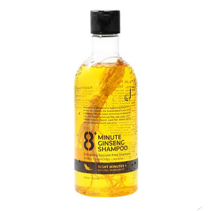 【澳洲仓】8+Minute 8分钟人参防脱固发洗发水 400毫升 0硅油 平衡油脂