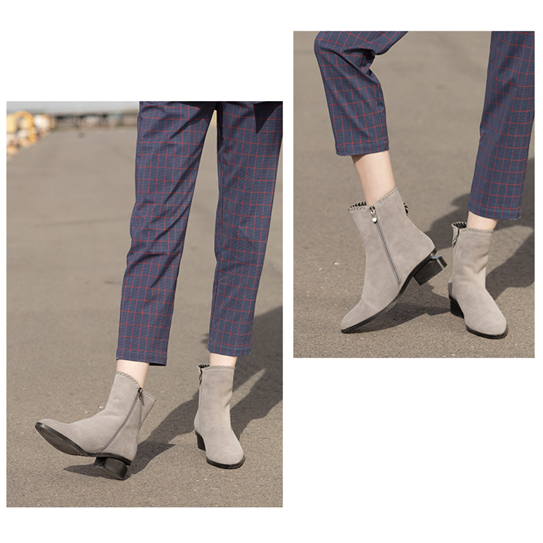 【澳洲仓】DK UGG DK333 防泼水不规则靴跟侧拉链短靴