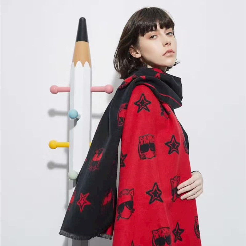 【中国仓】【国内发货】OZLANA UGG OZ5021澳洲时髦猫 网红猫 80%美丽奴羊毛 20%聚酯纤维 披肩围巾 190*65CM