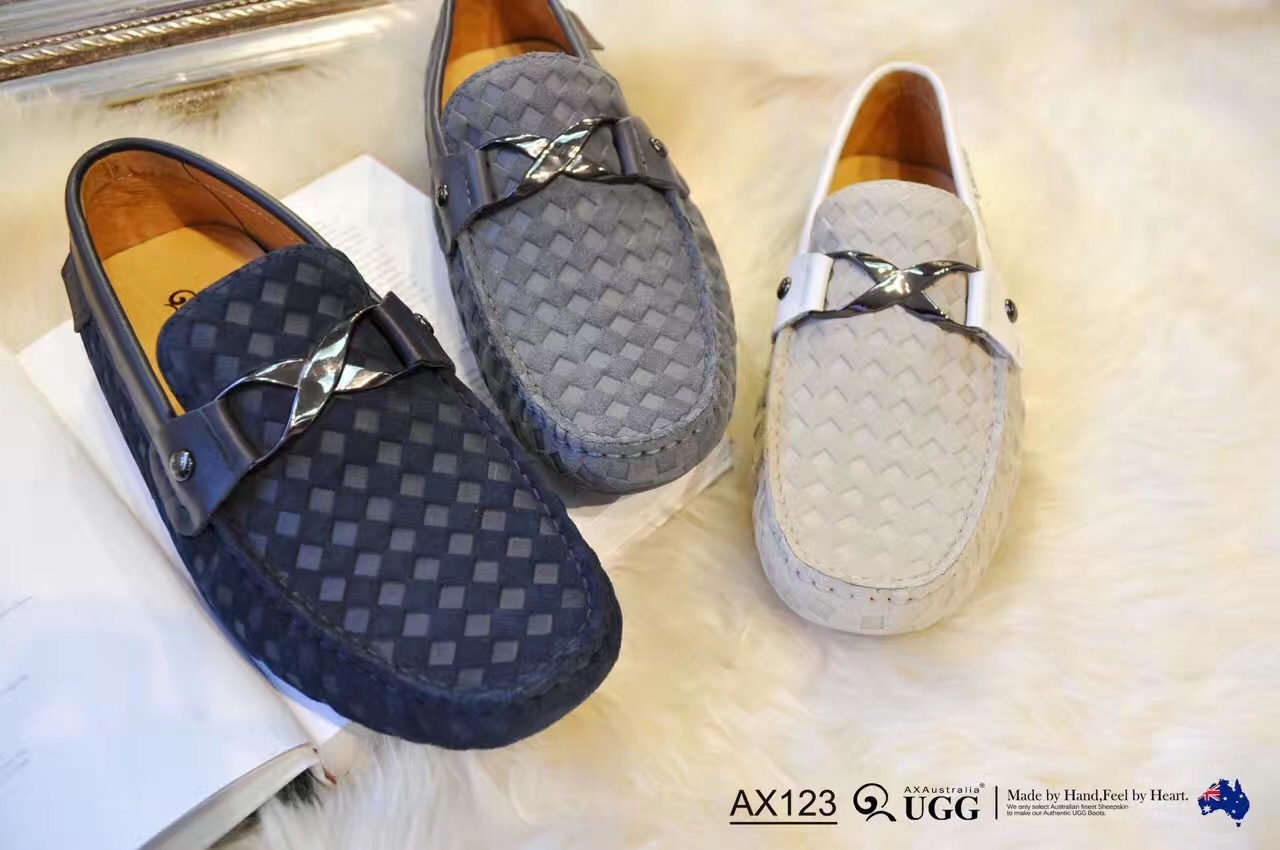 【澳洲仓】【特价】AXA AX123 Torino Loafer 春夏男士牛反绒压纹单豆豆鞋