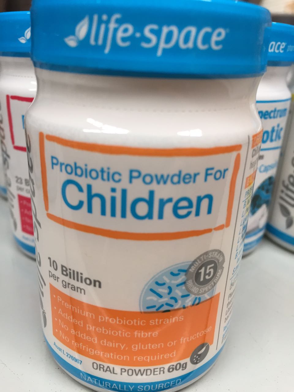 【澳洲仓】Life Space LS Children 儿童益生菌 60g（玻璃瓶）调理肠胃肠道便秘