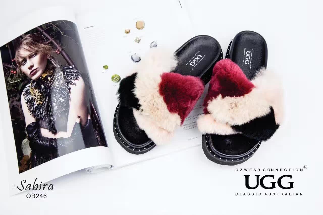 【澳洲仓】【超值特卖】OZWEAR OB264 春夏拼色时装拖鞋