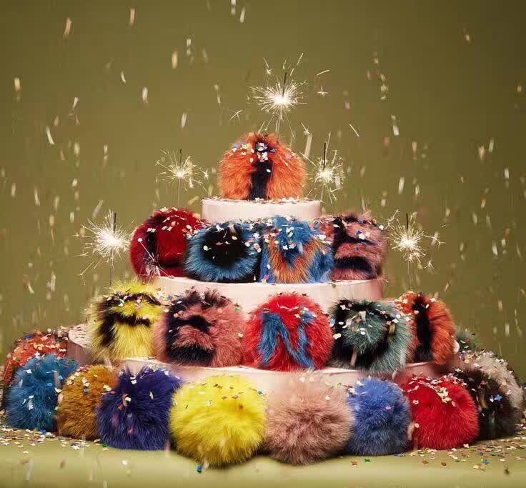 【澳洲仓】LITTLE AUSSIE 字母狐狸毛球 挂饰