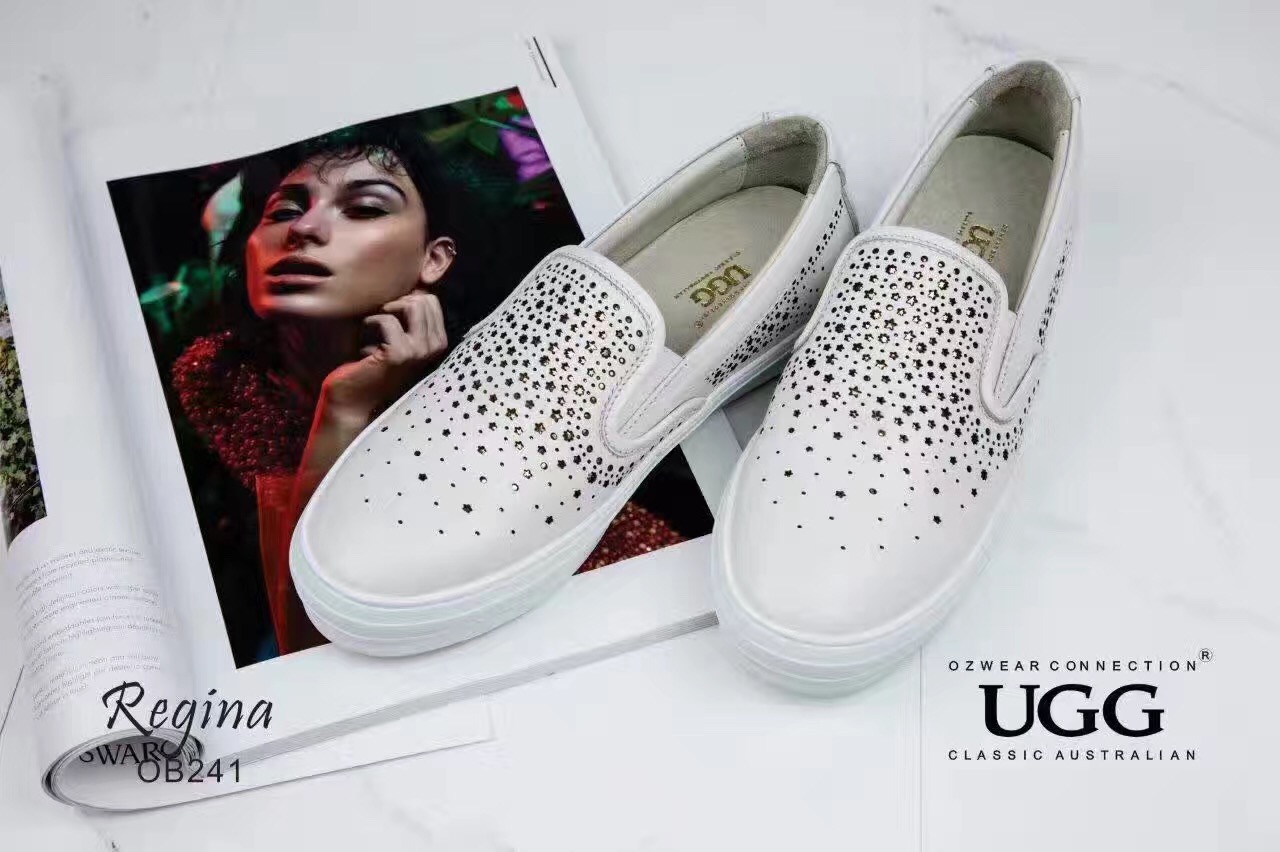 【澳洲仓】【春】OZWEAR OB241 春夏满天星小白鞋