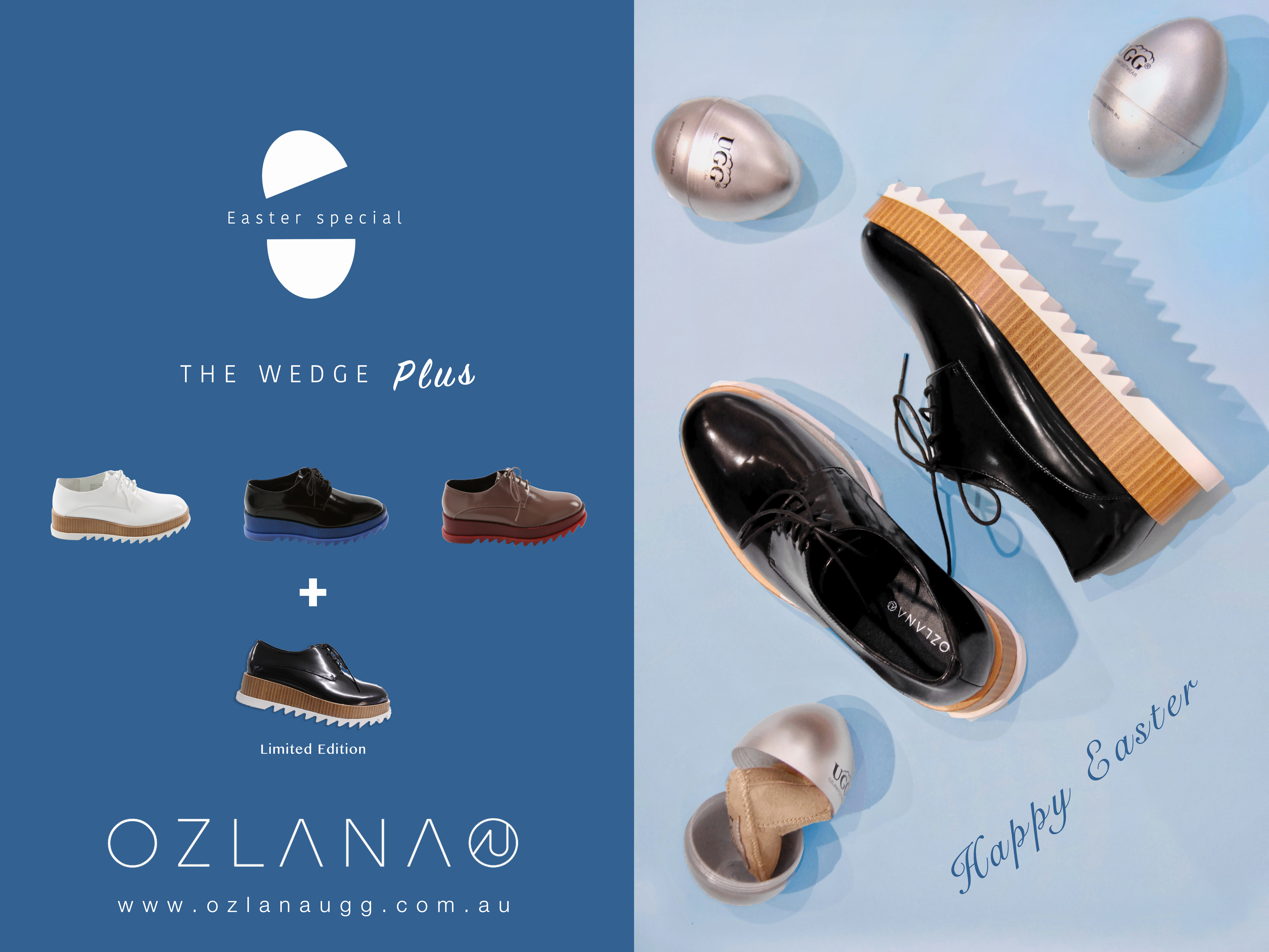 【澳洲仓】【春】OZLANA AU OZ3029 春夏高级定制锯齿底厚底鞋