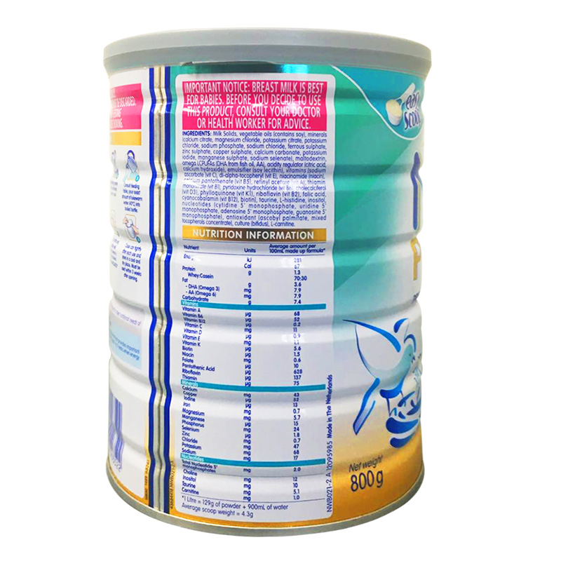 【澳洲仓】Nestle雀巢能恩NAN Pro金盾1段婴儿奶粉 800g