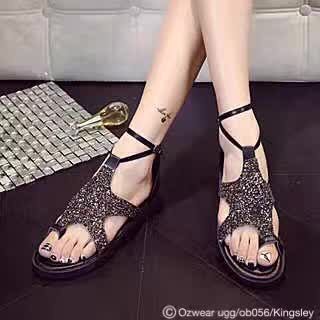 【澳洲仓】【特价】Ozwear ugg2017 ob256/Kingsley 春夏  套趾星星图案一字扣凉鞋