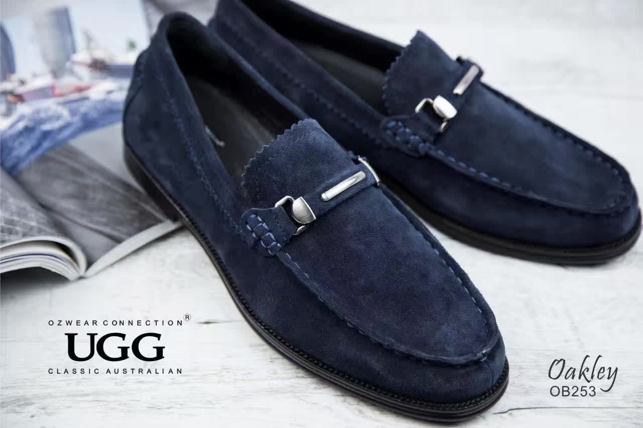 【澳洲仓】【超值特卖】春夏新款Ozwear UGG  ob253/men`s Oakley loafer 牛绒鞋面 男款乐福鞋