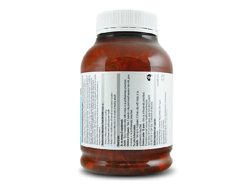 【澳洲仓】Blackmores BM 澳佳宝 鱼油原味 400粒 深海有腥鱼油软胶囊补脑