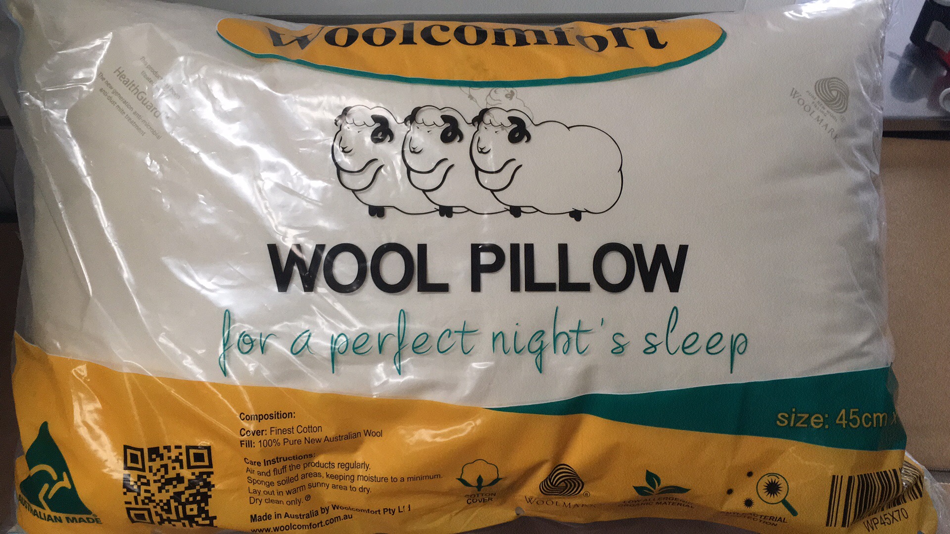 【澳洲仓】CROWN 豪华羊毛枕头 Luxury Wool Pillow