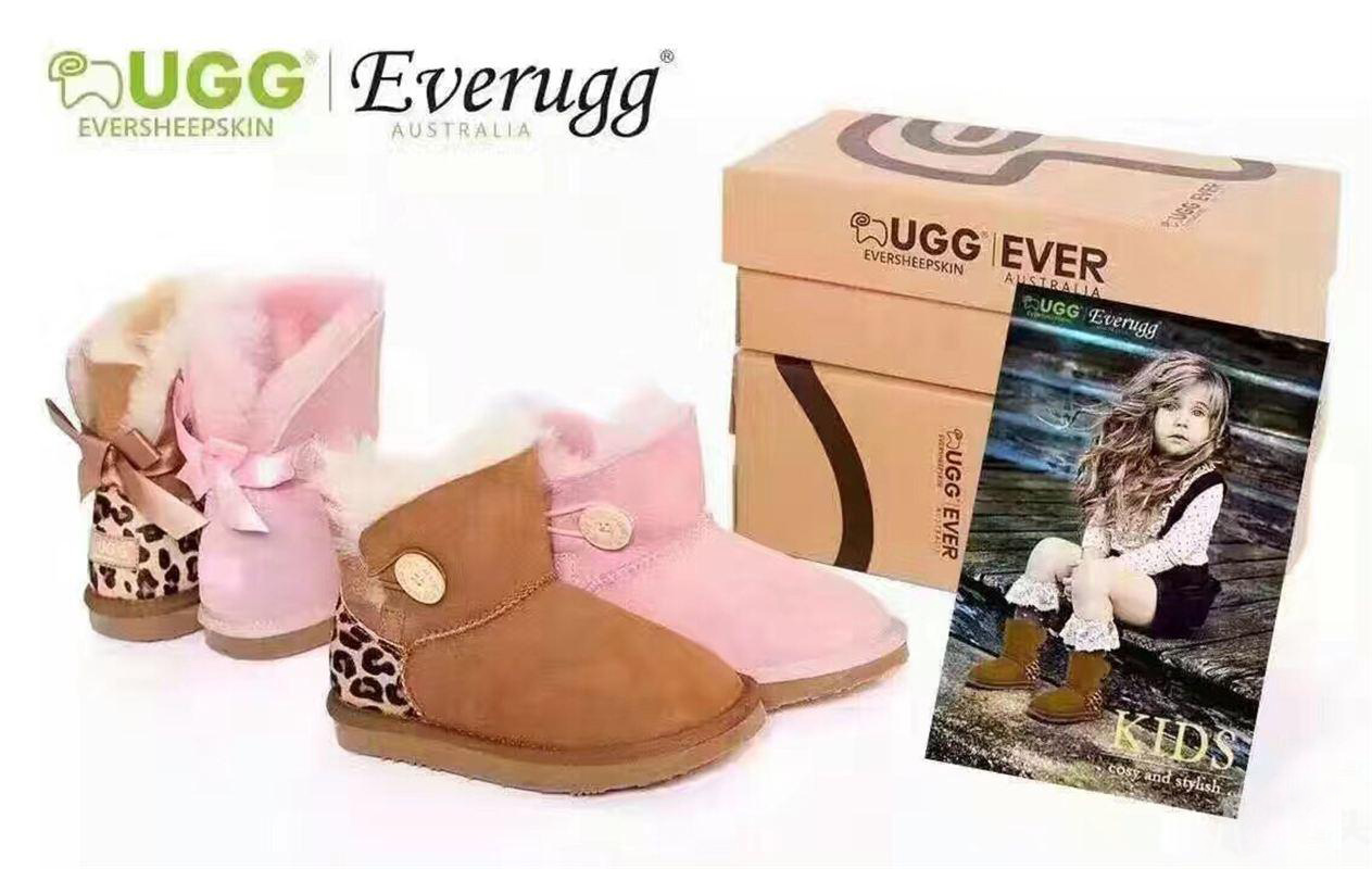 【澳洲仓】EVER 11512 儿童单扣雪地靴