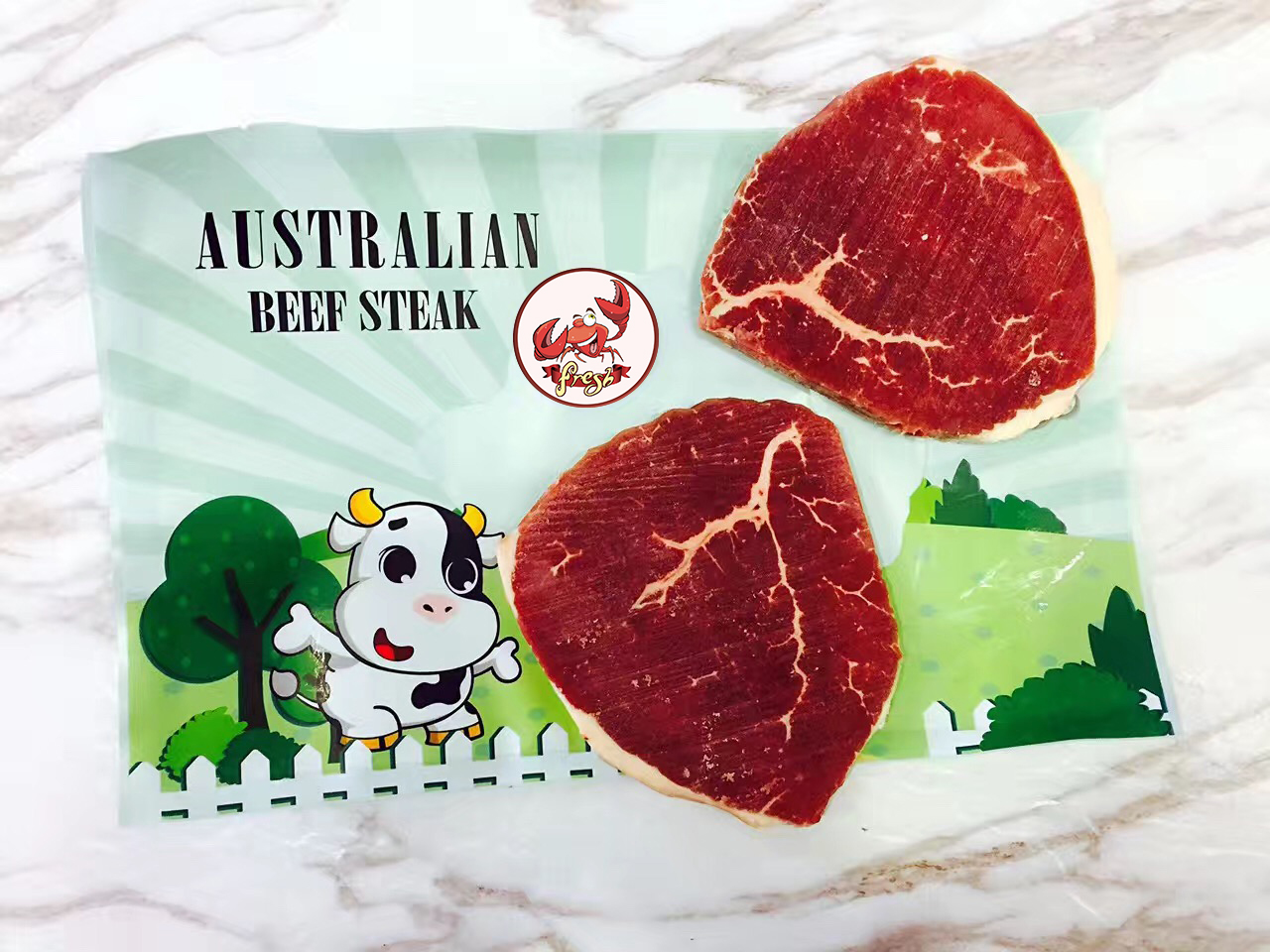 【中国仓】澳洲儿童菲力牛排 120g/片*10片（偏远地区请补拍生鲜偏远地区运费）
