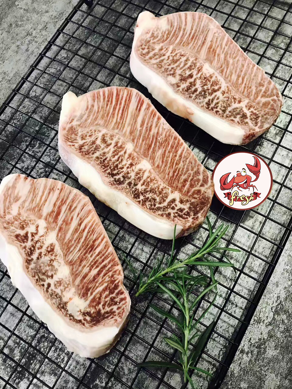 【中国仓】澳洲和牛M9板腱牛排 300g/包 *4包（偏远地区请补拍生鲜偏远地区运费）