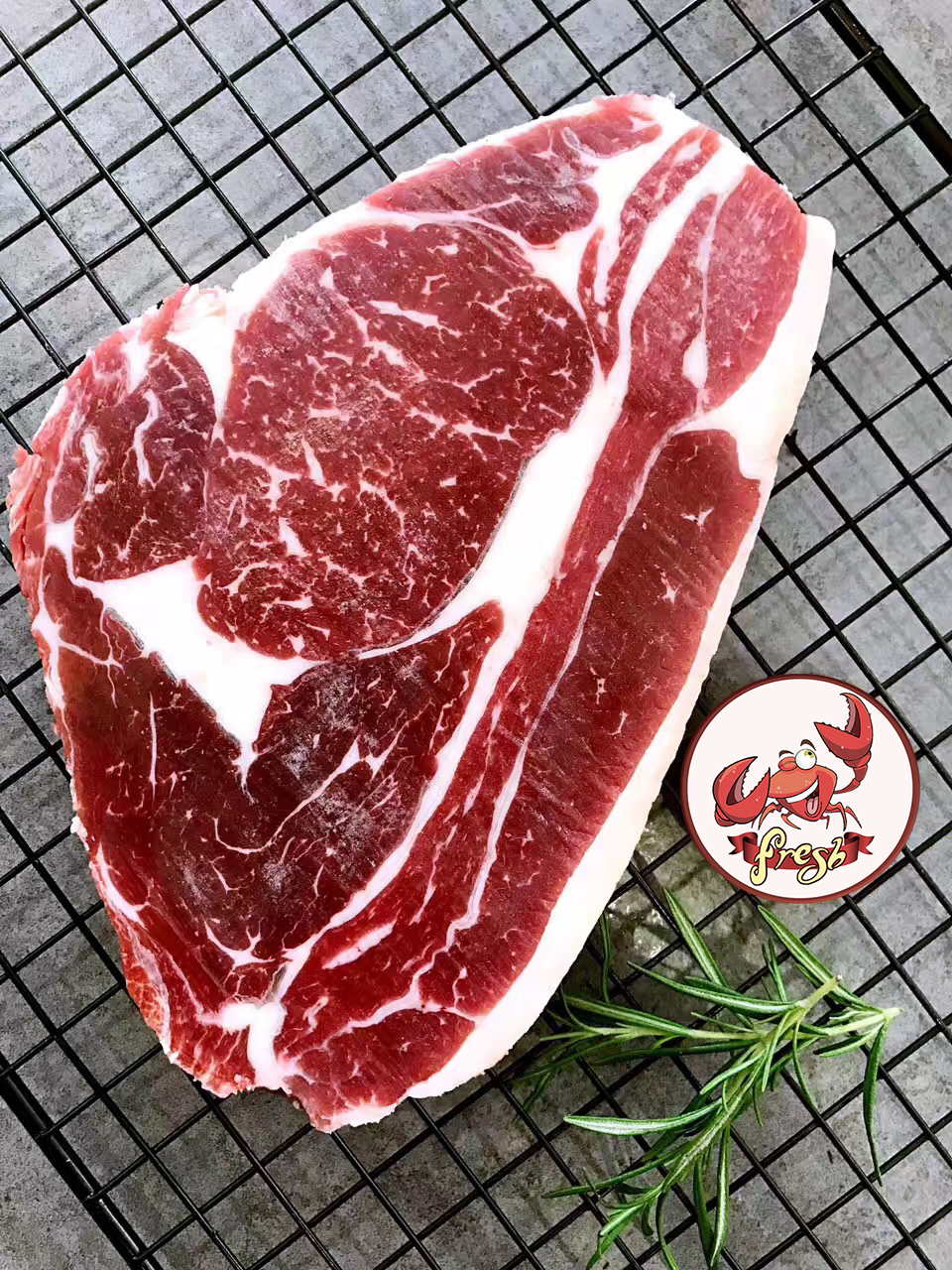 【中国仓】澳洲谷饲眼肉盖 160g/片 *8片（偏远地区请补拍生鲜偏远地区运费）