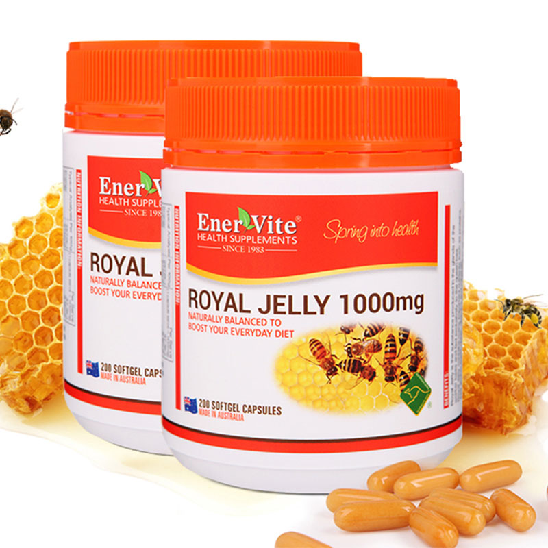 【澳洲仓】Enervite/澳乐维他 蜂王浆软胶囊 1000mg