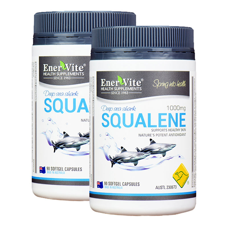 【澳洲仓】Enervite/澳乐维他 角鲨烯软胶囊 1000mg  90粒