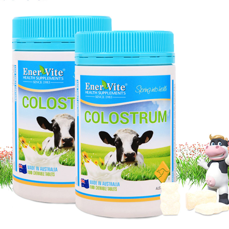 【澳洲仓】Enervite/澳乐维他  牛初乳片  180片