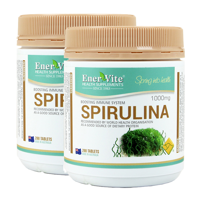 【澳洲仓】Enervite/澳乐维他 螺旋藻片 1000mg  200片