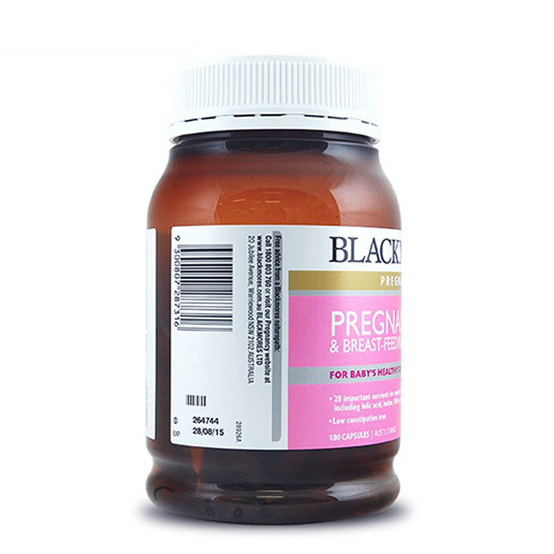 【澳洲仓】Blackmores BM 孕产妇黄金素 180粒 备孕孕期哺乳期DHA叶酸