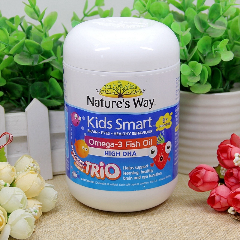 【澳洲仓】Nature's Way NW 儿童鱼油180粒软胶囊