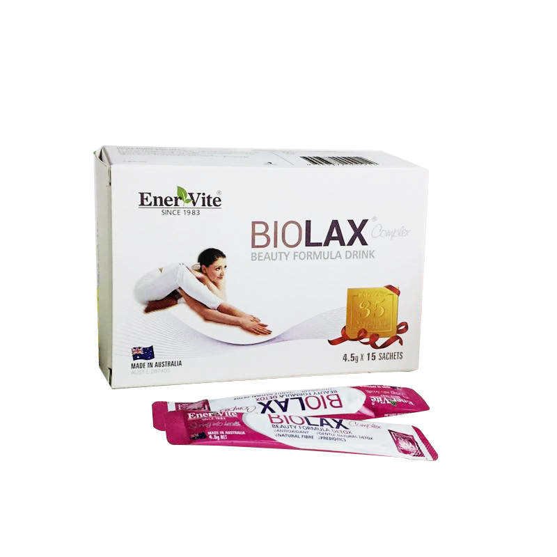 【澳洲仓】Enervite 澳乐维他 Biolax  美体塑身养颜粉（白色盒子）