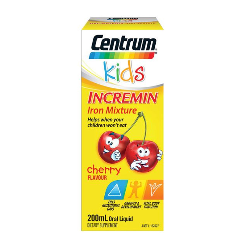 【澳洲仓】Centrum 善存儿童补铁口服液 樱桃味 200ml