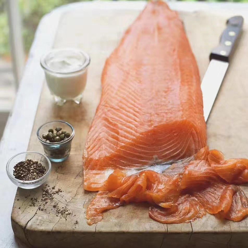 【中国仓】新西兰烟熏三文鱼 100g/包 *4包（偏远地区请补拍生鲜偏远地区运费）