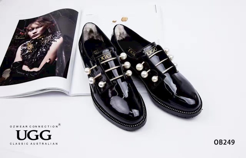 【澳洲仓】【超值特卖】OZWEAR OB249 春夏英伦珍珠鞋带牛津鞋