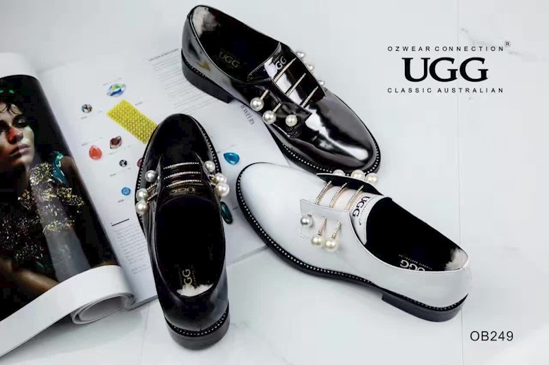 【澳洲仓】【超值特卖】OZWEAR OB249 春夏英伦珍珠鞋带牛津鞋