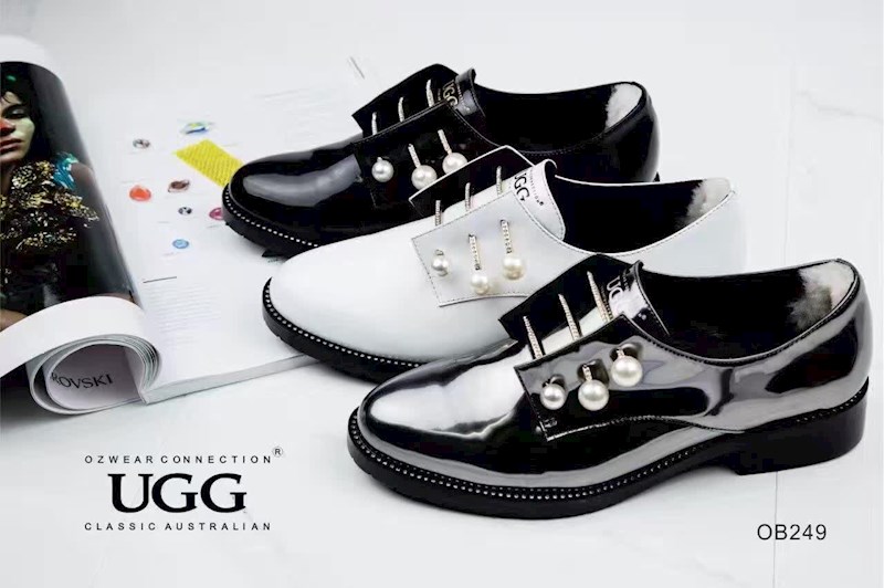 【澳洲仓】【超值特卖】OZWEAR OB249 春夏英伦珍珠鞋带牛津鞋