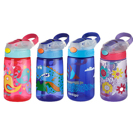 【澳洲仓】Contigo康迪克儿童水杯 吸管 防漏防摔卡通学生水壶 400ml